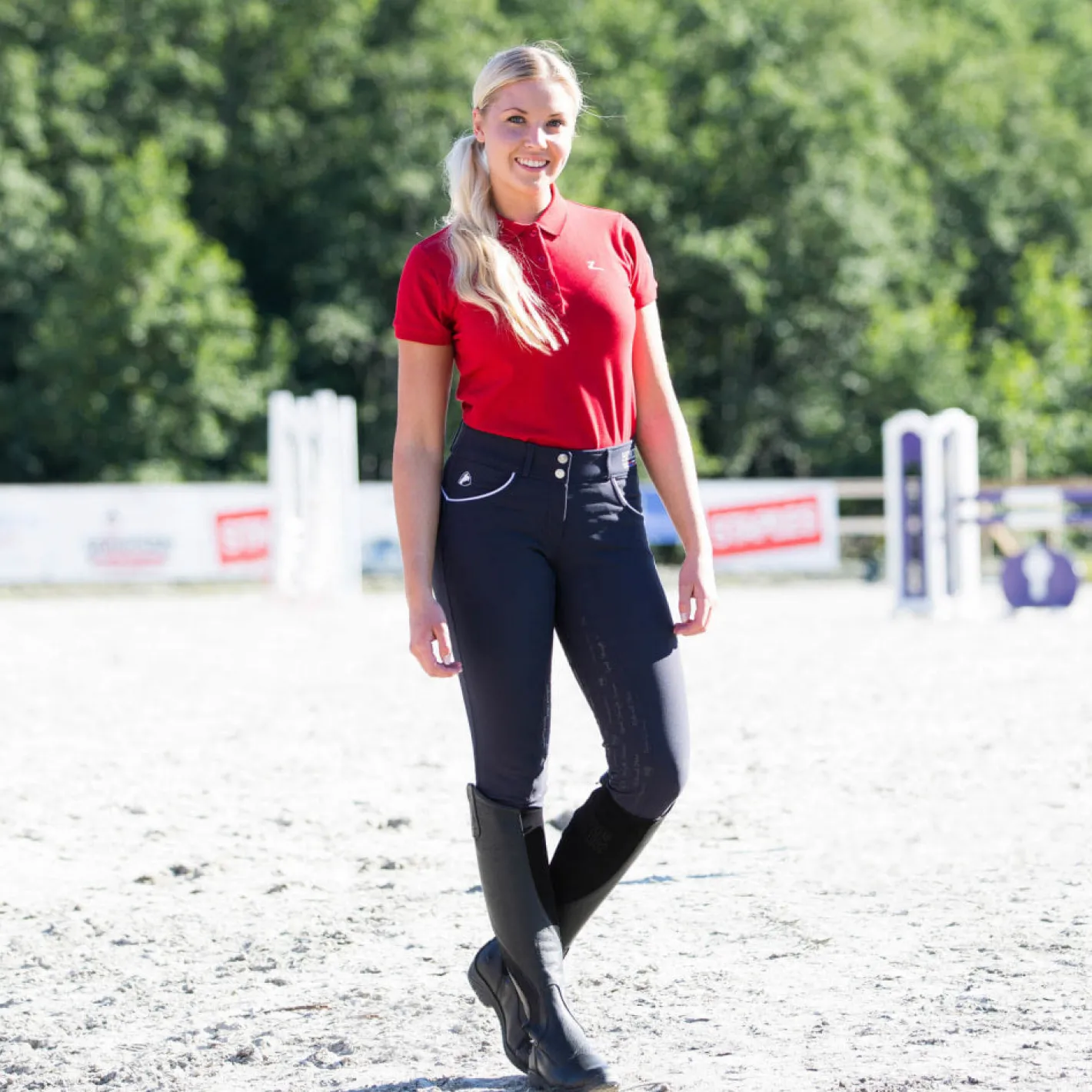 EQUINAVIA Horze Ladies’ Nordic Performance Full-Seat Breech with Silicone Grip