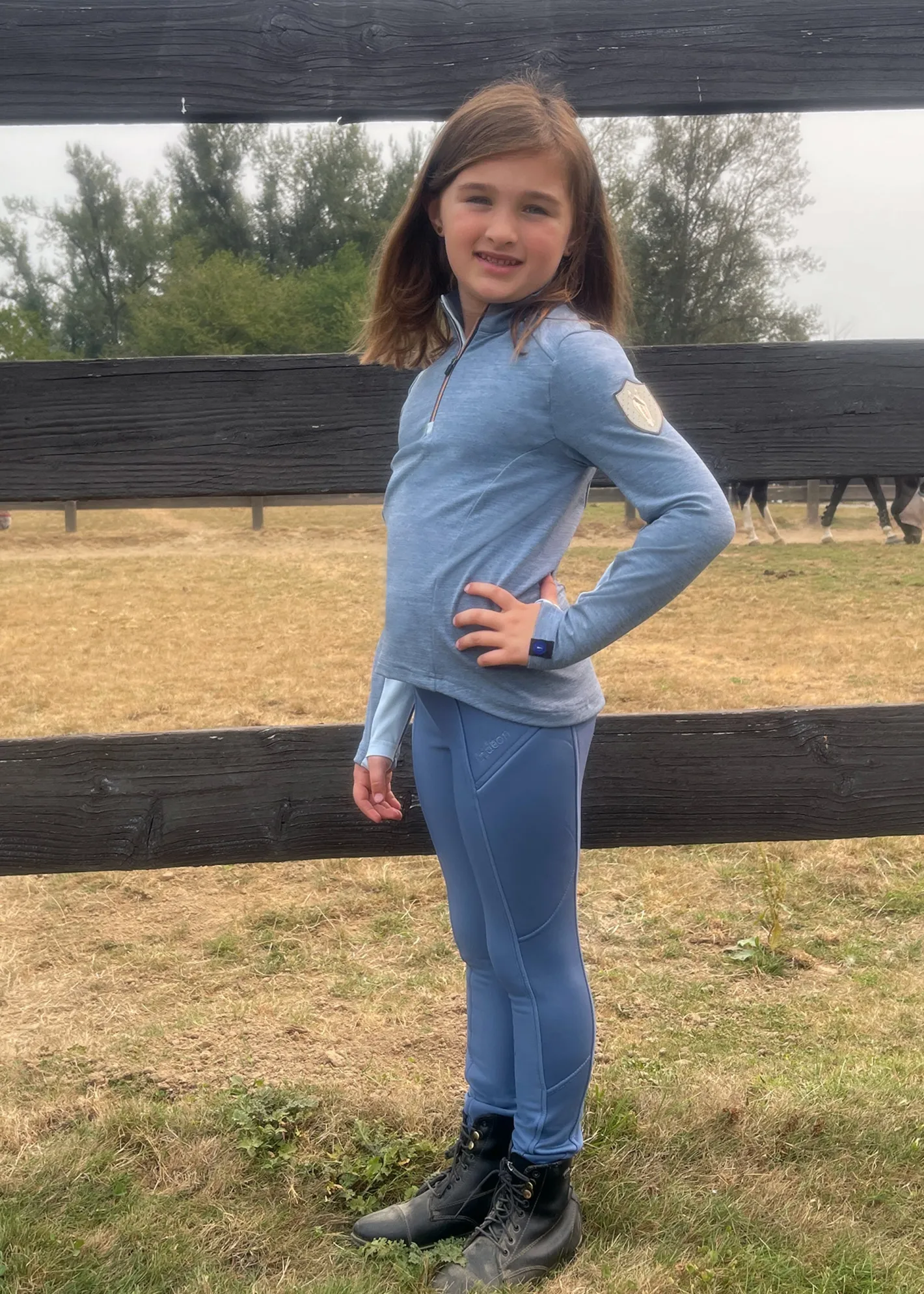 Kids TOKLAT ORIGINALS Irideon® Kids’ Radiant Half-Zip Pullover