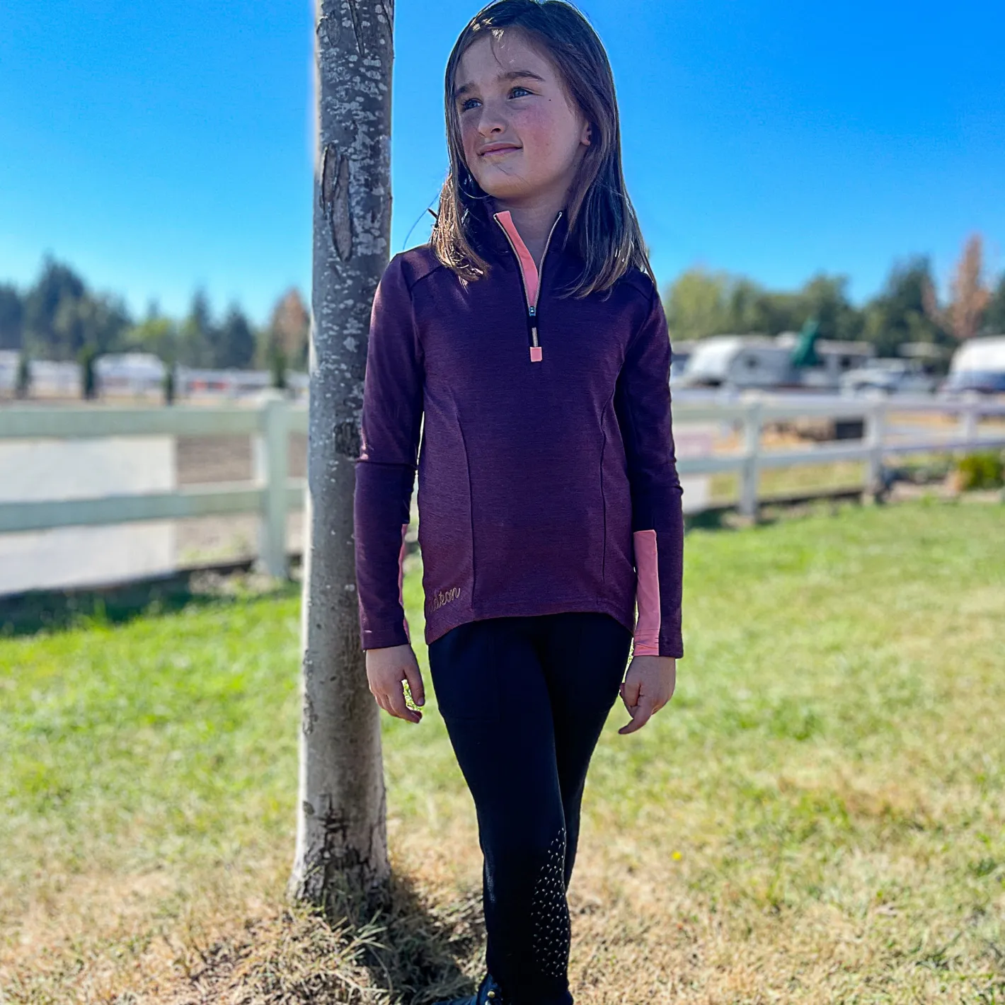 Kids TOKLAT ORIGINALS Irideon® Kids’ Radiant Half-Zip Pullover