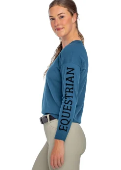 KASTEL DENMARK Ladies’ Crew Neck Equestrian Sweater - 