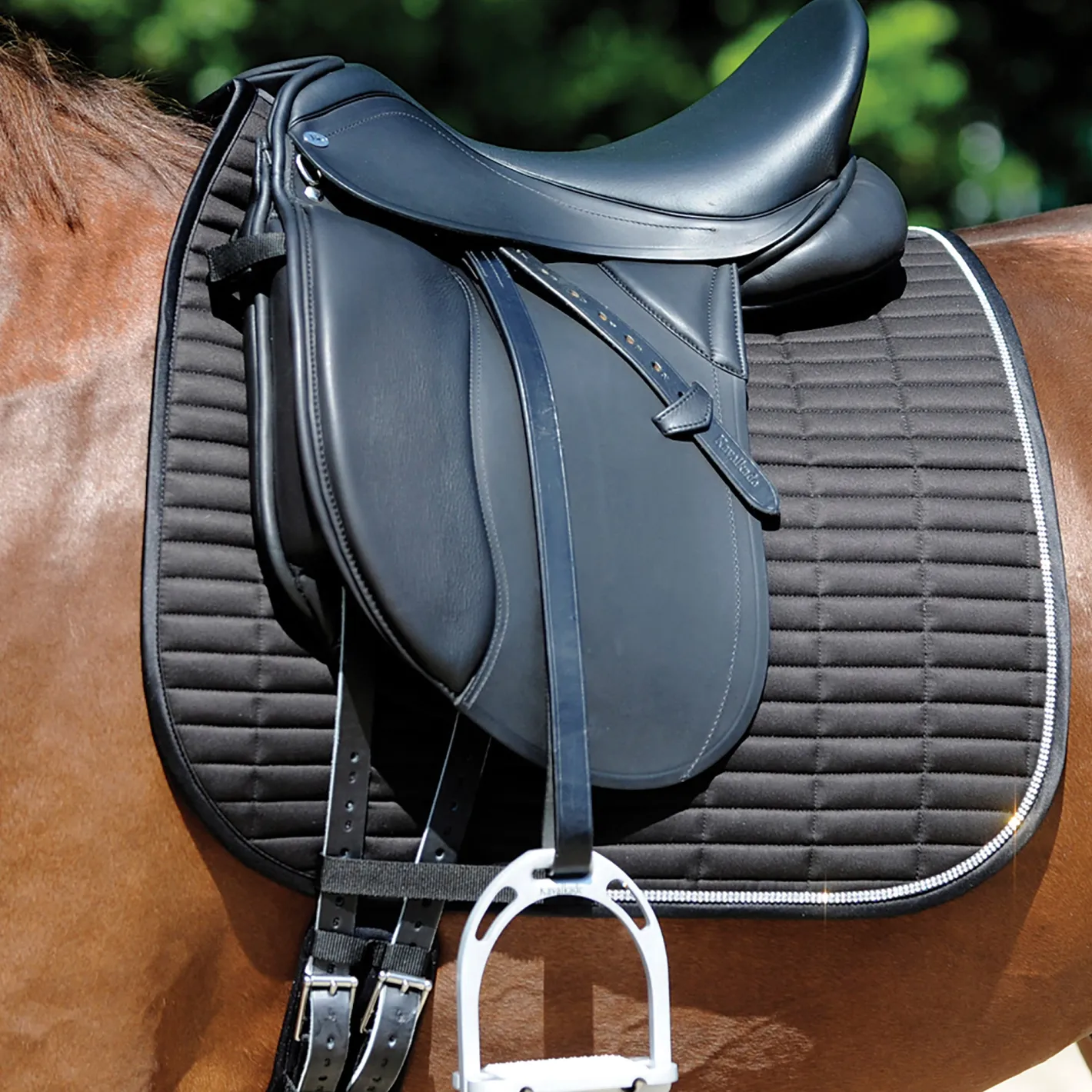PEP-KAVALKADE Kavalkade KavalEasy Rhinestone Dressage Pad