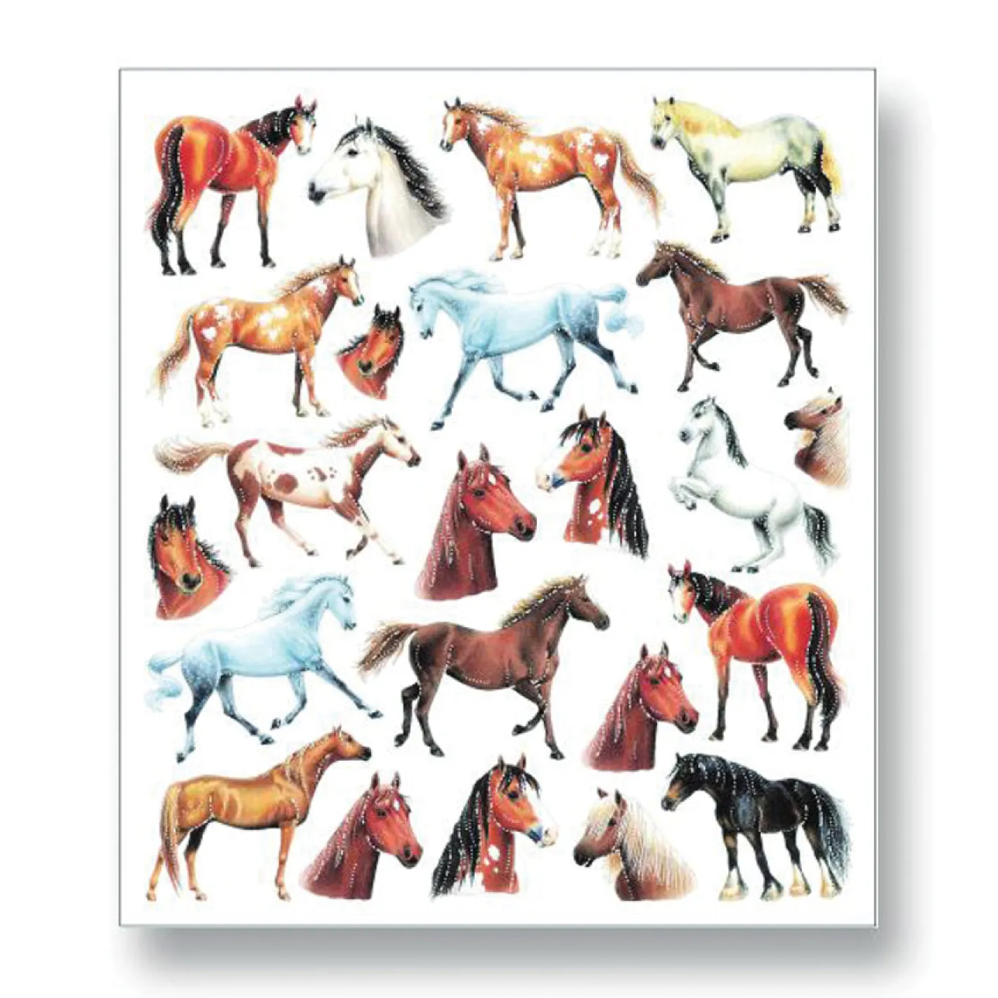 Kids KELLEY AND COMPANY Colorful Horse Stickers