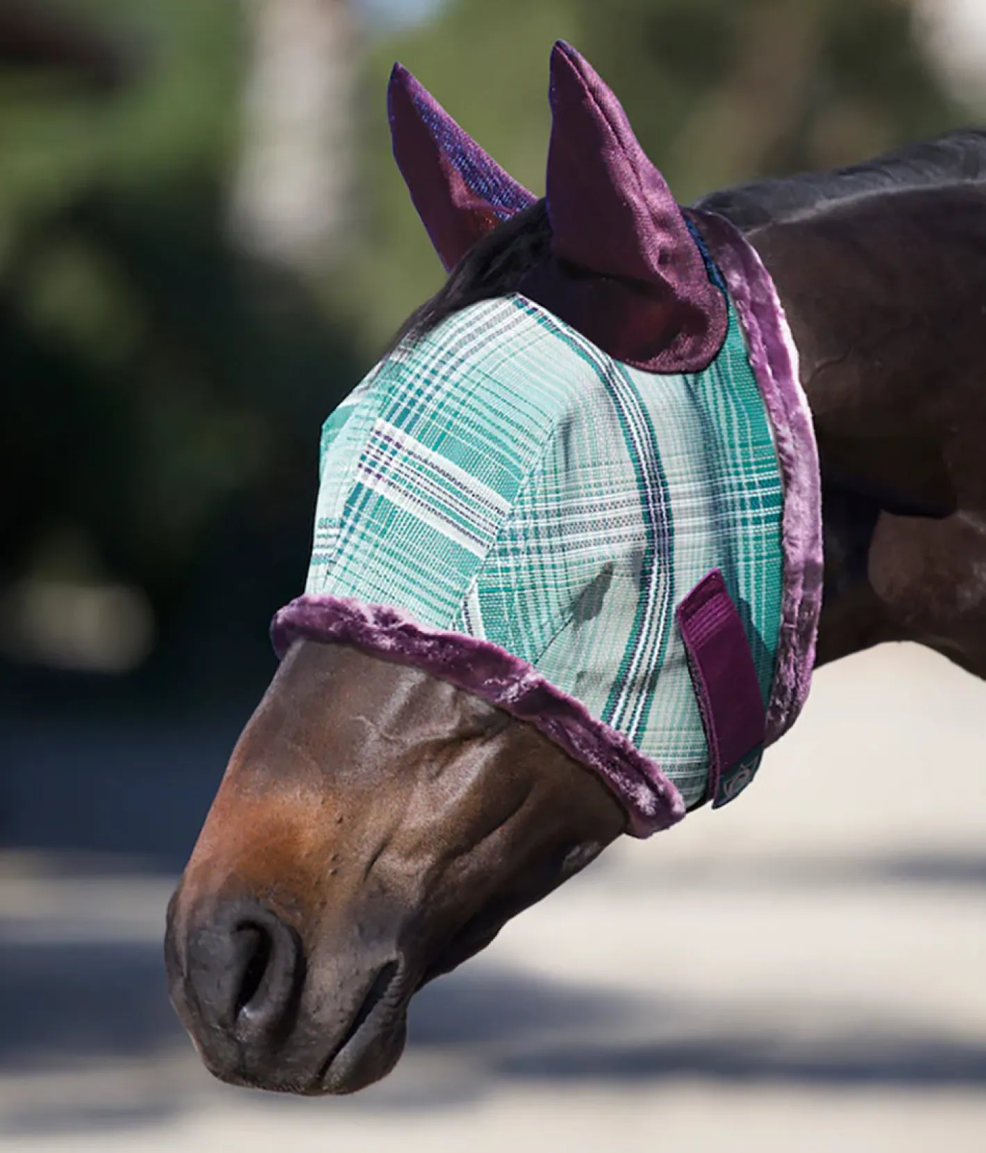KENSINGTON ™ Signature Fly Mask with Plush Fleece, Ears & Forelock Hole