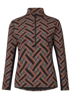 KERRITS ® Ladies’ Plush Printed Fleece Half-Zip Top