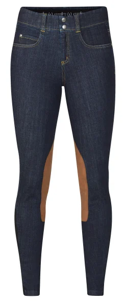 KERRITS ® Ladies’ Stretch Denim Knee-Patch Breech
