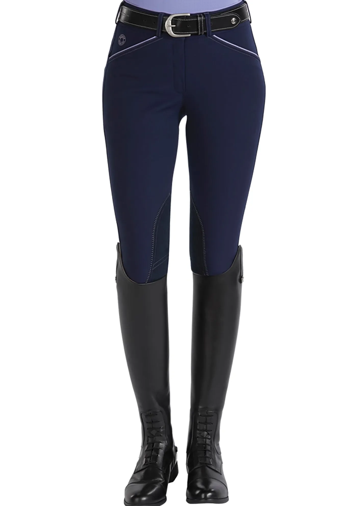 SUPERHOUSE Ladies’ Wellesley Classic Piped Knee-Patch Breech