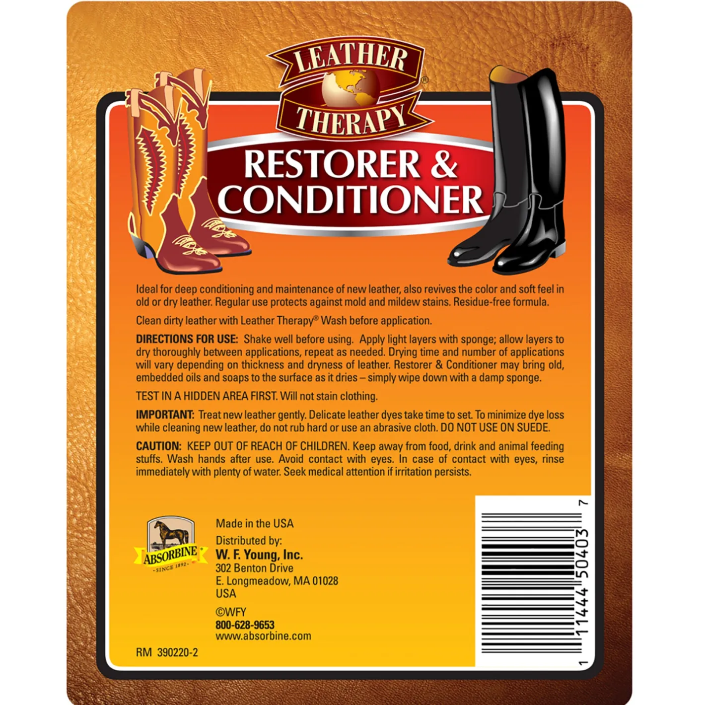 ANIMAL HEALTH INT Leather Therapy® Restorer & Conditioner
