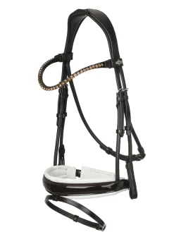 HORSE HEALTH TRADE LeMieux® Kudos Patent Leather Dressage Bridle