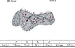 HORSE HEALTH TRADE LeMieux® X-Grip Half Pad