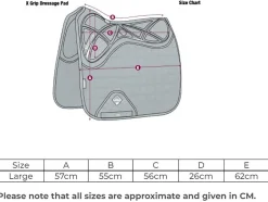 HORSE HEALTH TRADE LeMieux® X-Grip Single-Sided Dressage Pad