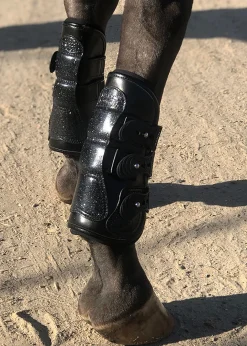 MAJYK EQUIPE ® Estrella Sparkle Leather Tendon Boots