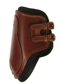 MAJYK EQUIPE ® Leather Hind Boot with Removable Impact Liners (Buckle Closure)