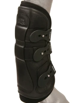 MAJYK EQUIPE ® Leather Jump Boots with Removable Impact Liners (Snap Closure)