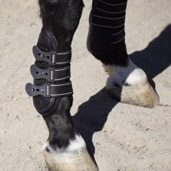 MAJYK EQUIPE ® Leather Jump Boots with Removable Impact Liners (Snap Closure)