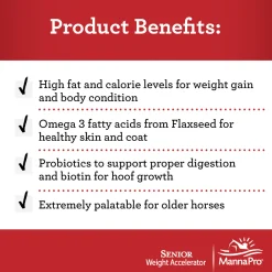 ANIMAL HEALTH INT Manna Pro® Senior Weight Accelerator