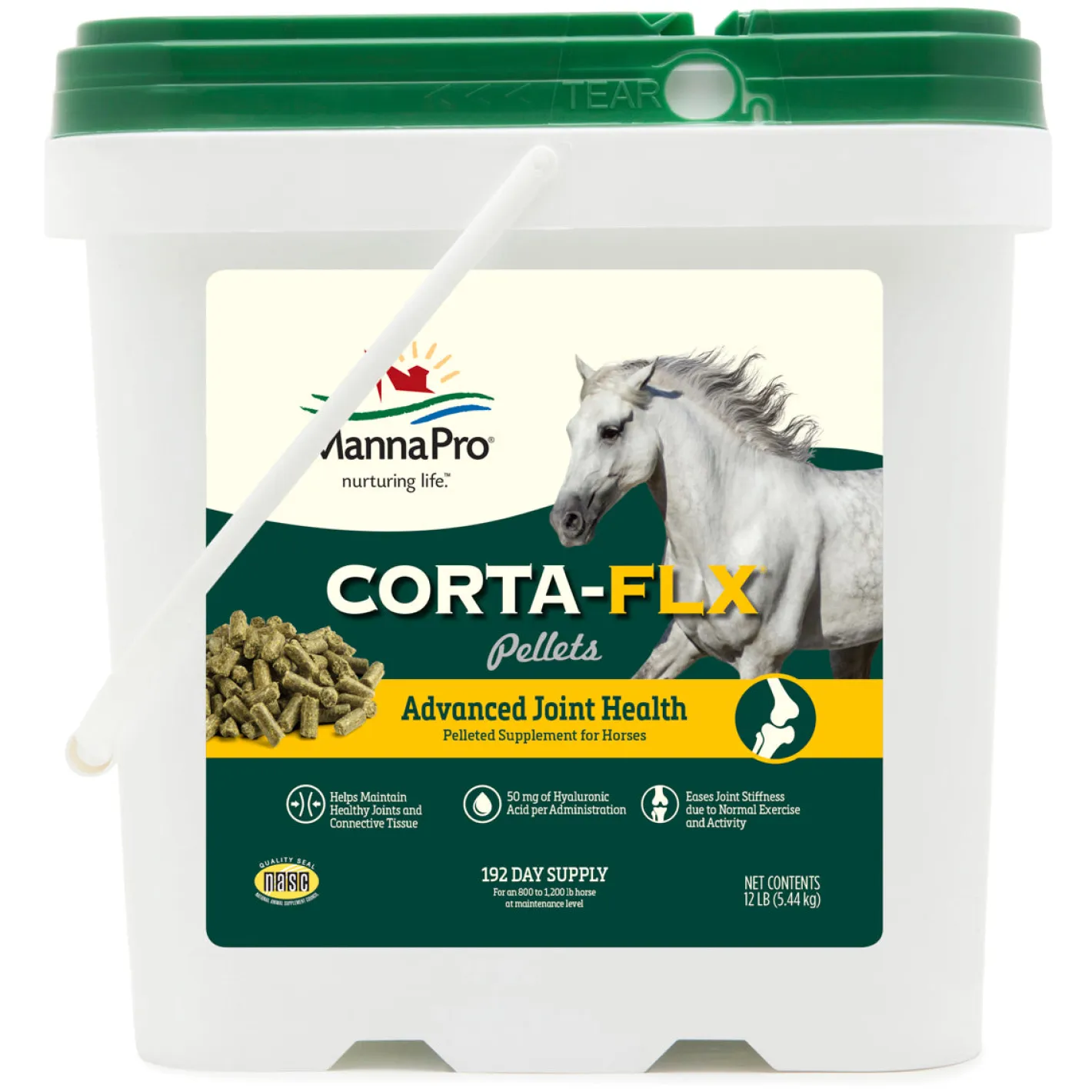 ANIMAL HEALTH INT Manna Pro® Corta-Flx® Pellets, 12 Pounds