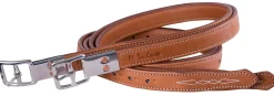 INT RIDING HELMET Marcel Toulouse Platinum Double Leather Stirrup Leathers