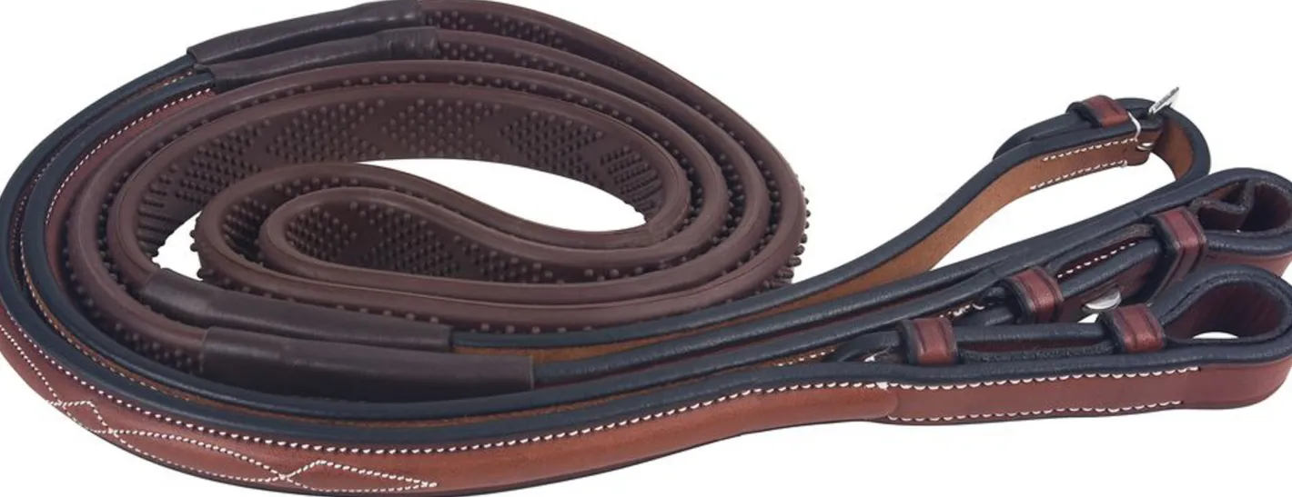 INT RIDING HELMET Marcel Toulouse Platinum Soft Touch Raised Rubber Reins