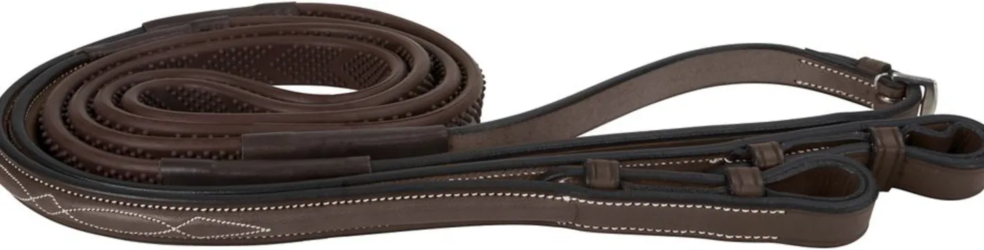 INT RIDING HELMET Marcel Toulouse Platinum Soft Touch Raised Rubber Reins