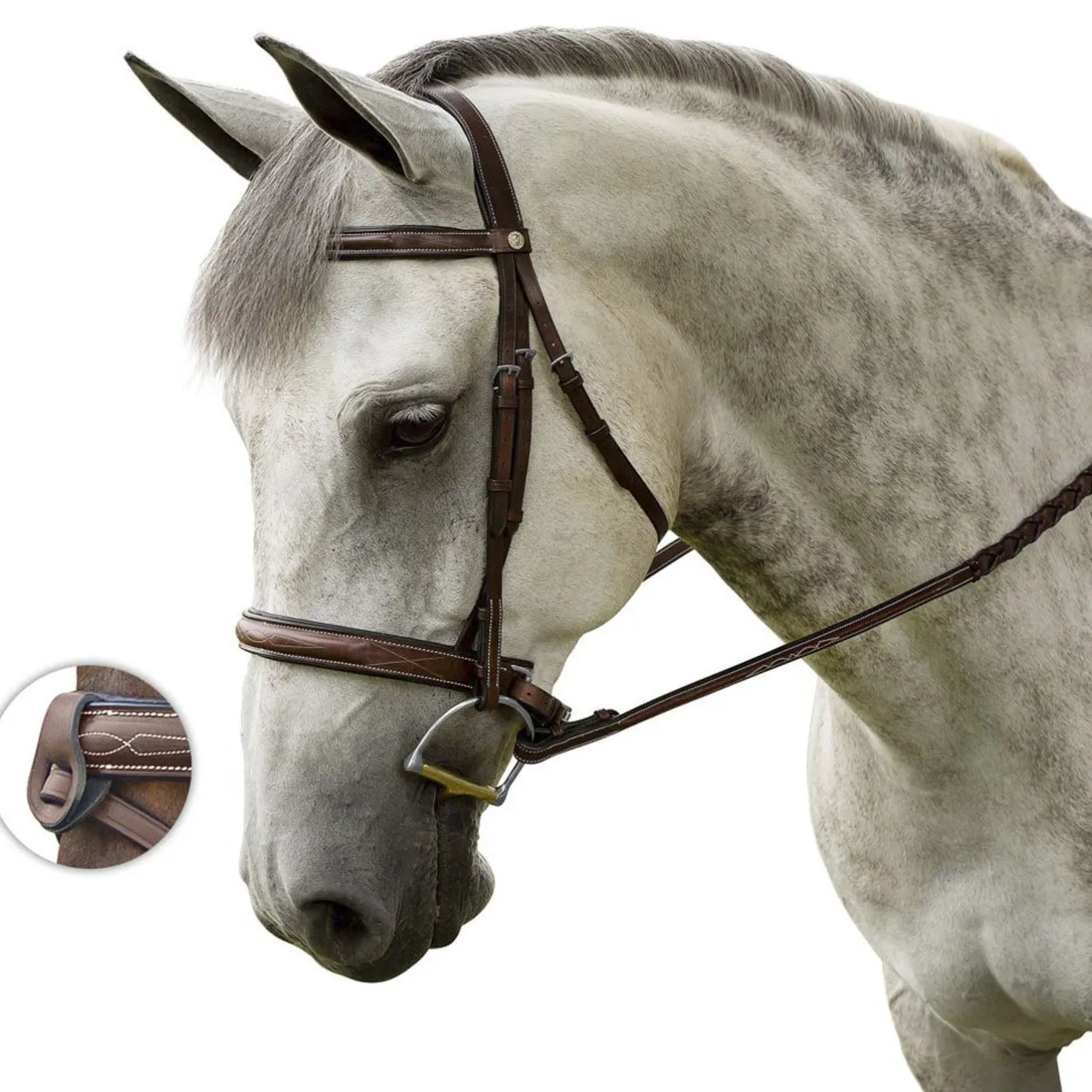 INT RIDING HELMET Marcel Toulouse Platinum Liza Hunter Derby Bridle