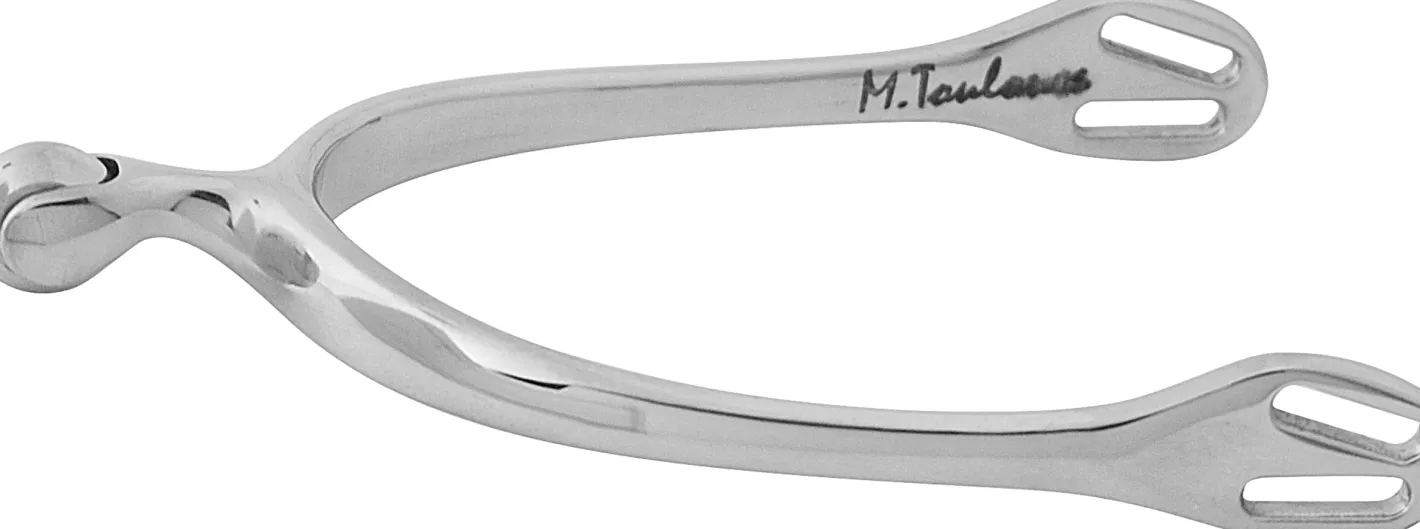 INT RIDING HELMET Marcel Toulouse Soft Touch Spurs with Small Vertical Ball