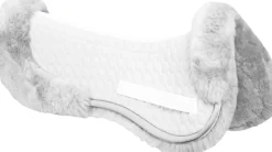 WORLD EQUSTRN BRNDS Mattes Sheepskin Rolled Back Pad