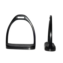 PARTRADE Metalab Aluminum Fillis Stirrups with Black Footpads