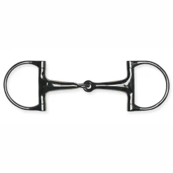 PARTRADE Metalab Jointed D-ring Snaffle Bit