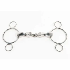 PARTRADE Metalab Thick Twisted Single-Jointed Continental Gag Bit
