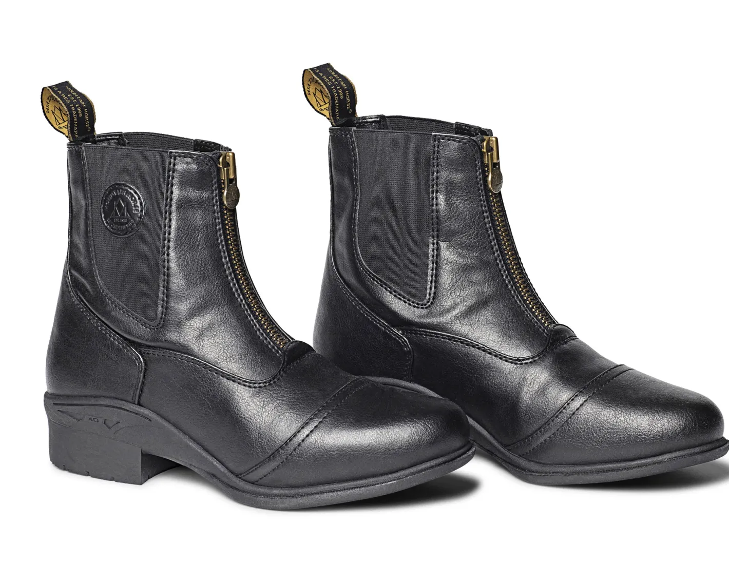 Kids ERS Mountain Horse® Kids’ Veganza Zip Paddock Boots