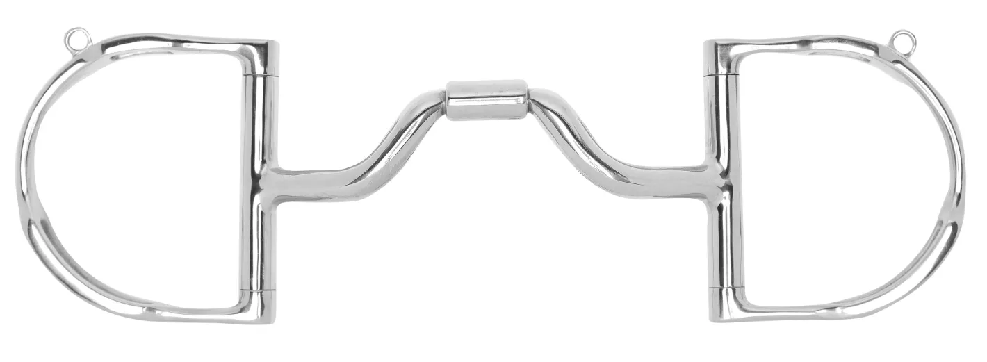 TOKLAT ORIGINALS Myler® Ported Barrel Medium English D-Ring MB 33 with Hooks