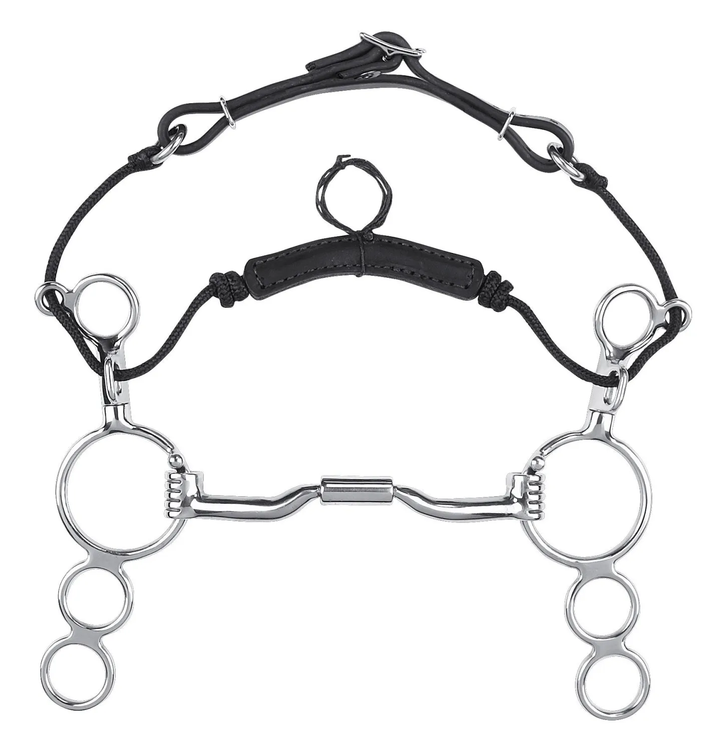 TOKLAT ORIGINALS Myler® 3-Ring Combo Low Port Comfort Snaffle MB 04