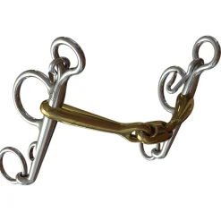 METLAR/NEUE SCHULE Neue Schule Pony Tranz Angled Lozenge Pelham - 10mm mouth; 5cm shanks