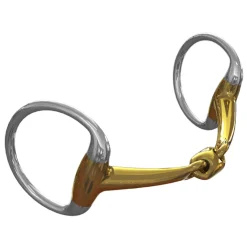 METLAR/NEUE SCHULE Neue Schule Tranz Angled Lozenge Eggbutt Bradoon - 14 mm mouth