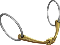 METLAR/NEUE SCHULE Neue Schule Tranz Angled Lozenge Loose Ring Bit - 18 mm mouth; 70 mm rings