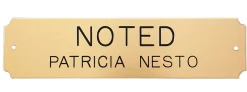 CRW Notched Stall Plate - 3 lines