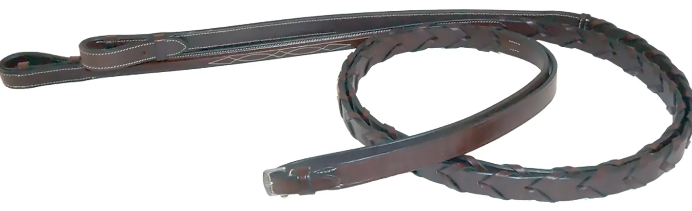 NUNN FINER PRODUCTS Nunn Finer® Bella Donna Round Raised Laced Reins