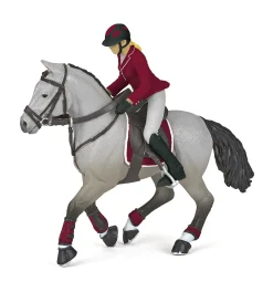 Kids HOTALING INC Papo Gray Competition Horse with Rider