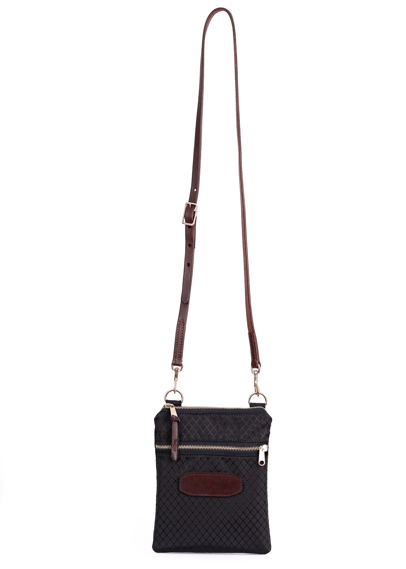 PERRIS LEATHER Perri’s® Champion Crossbody Bag with Leather Accents