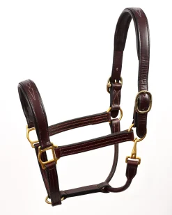 PERRIS LEATHER Perri’s® Fancy-Stitched Padded Leather Halter