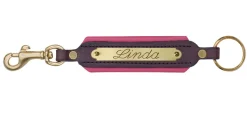 PERRIS LEATHER Perri’s® Padded Leather Key Chain with Nameplate