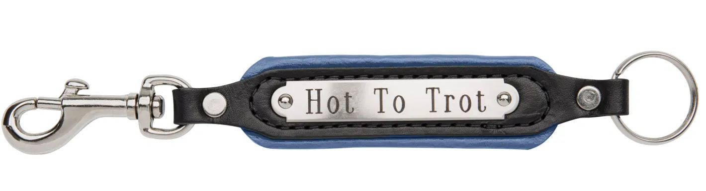 PERRIS LEATHER Perri’s® Padded Leather Key Chain with Nameplate