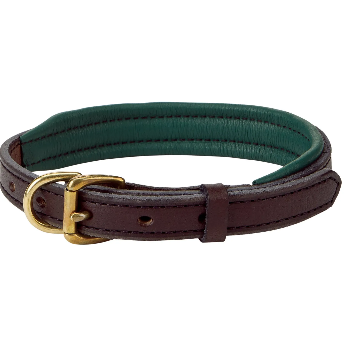 PERRIS LEATHER Perri’s® Padded Leather Nameplate Dog Collar