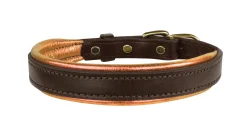 PERRIS LEATHER Perri’s® Padded Leather Nameplate Dog Collar