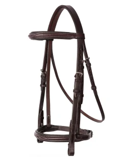 PERRIS LEATHER Perri’s® Professional Fancy-Stitched Leather Bridle