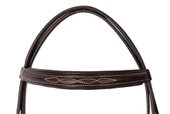 PERRIS LEATHER Perri’s® Professional Fancy-Stitched Leather Bridle