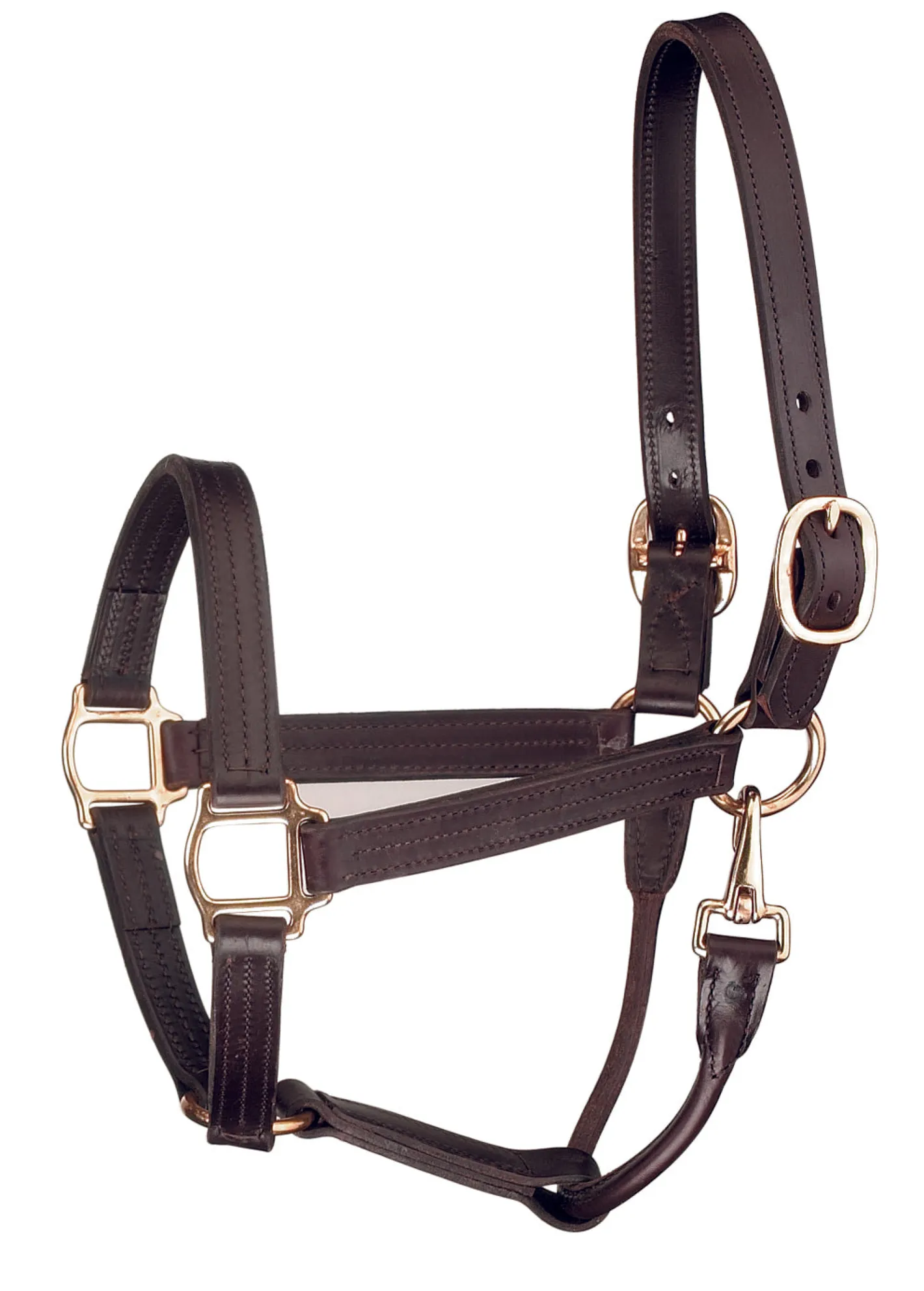PERRIS LEATHER Perri’s® Track Style Show Halter with Snap Throat