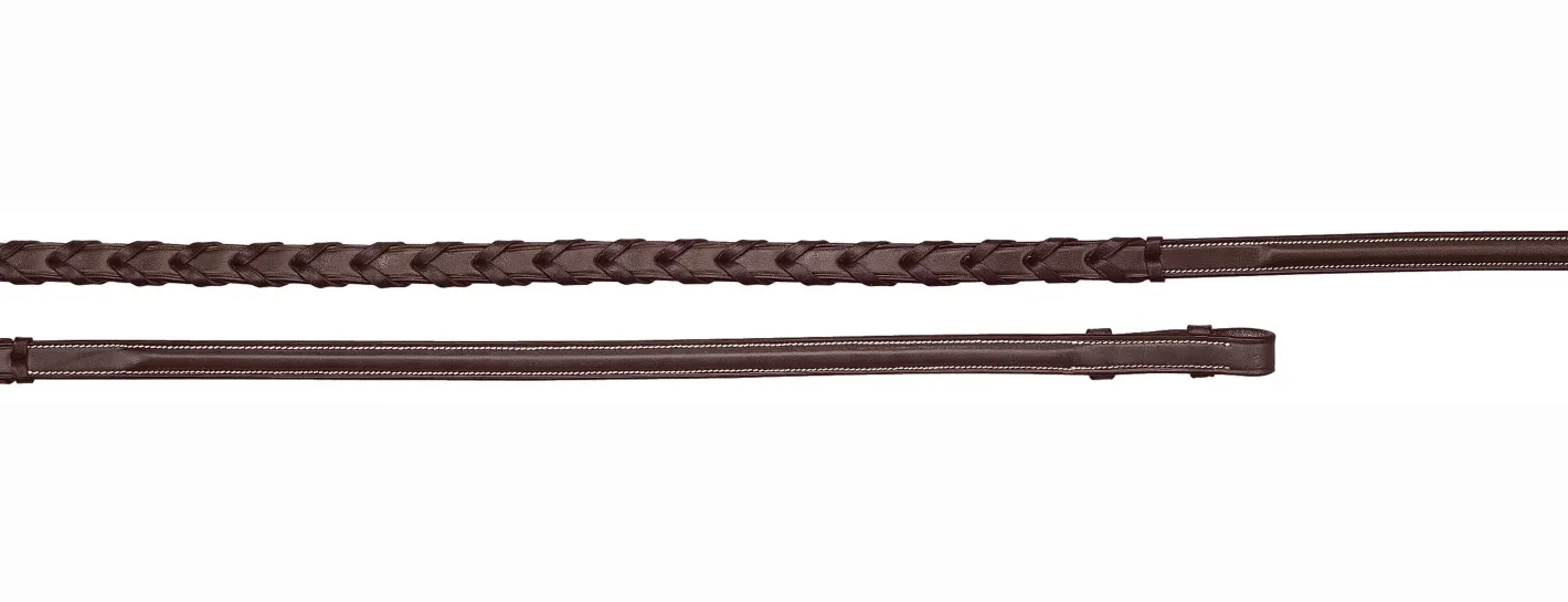 WORLD EQUSTRN BRNDS Plain Raised Laced Reins