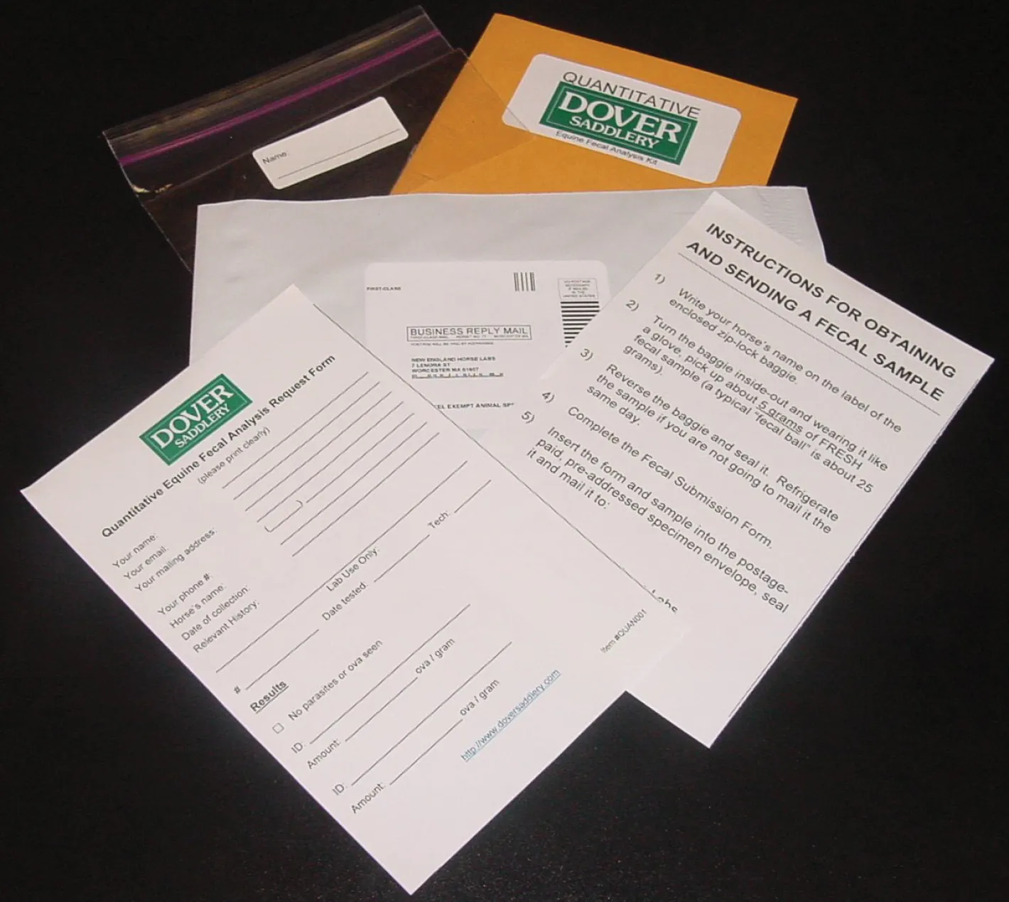 NE HORSE LABS Quantitative Fecal Test