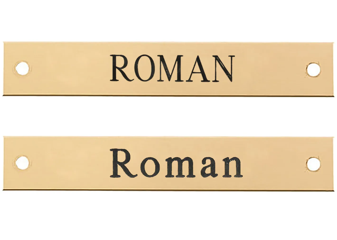 DOVER DROPSHIP Rectangular Dog Collar Nameplate
